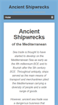 Mobile Screenshot of ancientshipwrecks.com