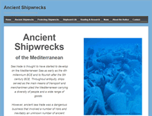 Tablet Screenshot of ancientshipwrecks.com